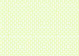 幾何学的なタイル模様 背景 2色