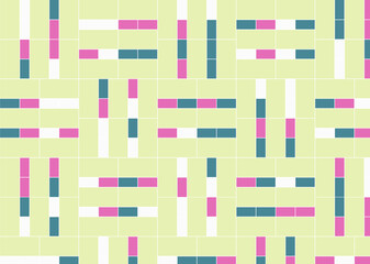 幾何学的なタイル模様 背景