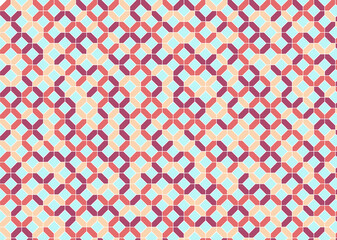 幾何学的なタイル模様 背景