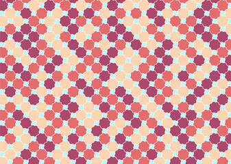 幾何学的なタイル模様 背景