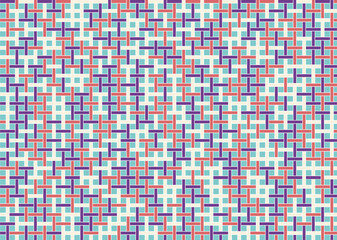 Fototapeta premium 幾何学的なタイル模様 背景