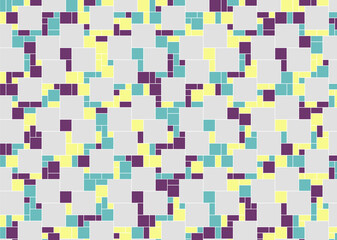 幾何学的なタイル模様 背景