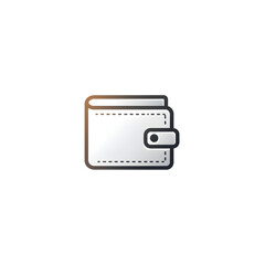 Pixel Art Wallet: Digital Finance Icon, Business Asset Graphic