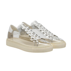 Stylish Sheer Sneakers: Trendy Translucent Low-Top Shoes