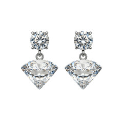 Elegant Diamond Drop Earrings: Cubic Zirconia Jewelry, Crystal Earrings, Bridal Jewelry, Wedding Accessories, Fashion Accessories, Statement Earrings, Luxury Jewelry