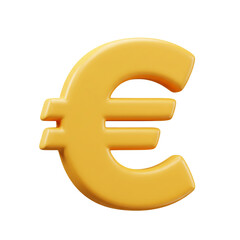 Obraz premium golden euro symbol