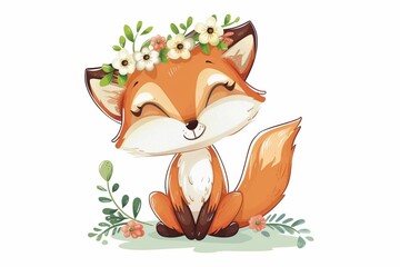 red fox cartoon