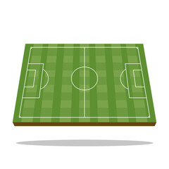 rectangle pattern of football field vector © Achmad