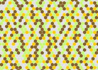 幾何学的なタイル模様 背景