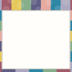 Korean traditional pattern decoration background.