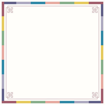 Korean traditional pattern decoration background.