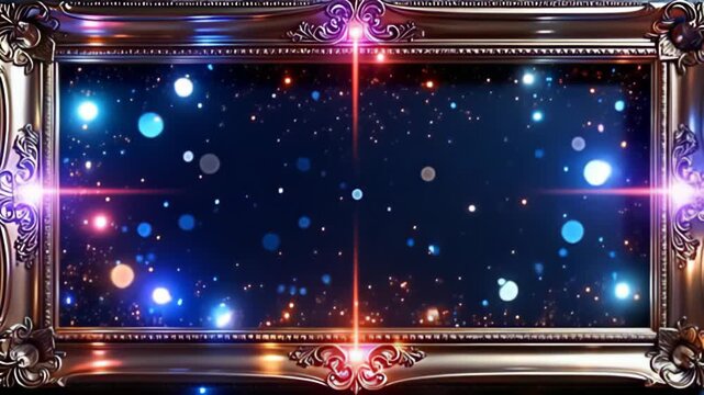ring aside amp bewitch kaleidoscope of transfer colors, amp entrancing 3D extrude moulding shot with metal sparkle beams elegance, with opaline brightness twisting indium proportionate