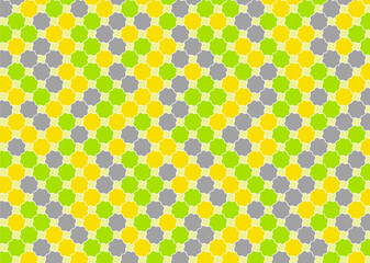 幾何学的なタイル模様 背景