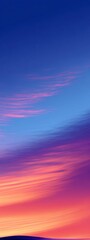Vibrant Sky with Majestic Color Gradients