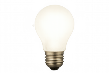 Glowing light bulb casting radiant illumination, symbolizing innovative thinking and breakthrough ideas