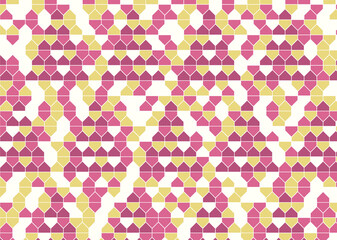 幾何学的なタイル模様 背景