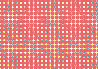 幾何学的なタイル模様 背景