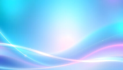 Fototapeta premium Abstract Gradient Aqua Glow