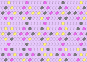 幾何学的なタイル模様 背景