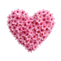 Pink Flower Heart: A Symbol of Love and Affection
