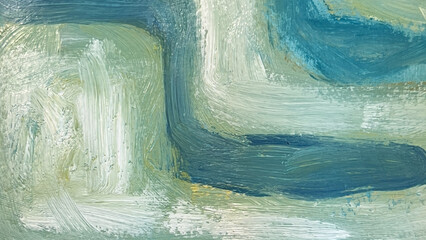 Hand-drawn abstract paintings, geometric backgrounds, analog illustrations with brushstrokes, brush texture expression on paper, banner