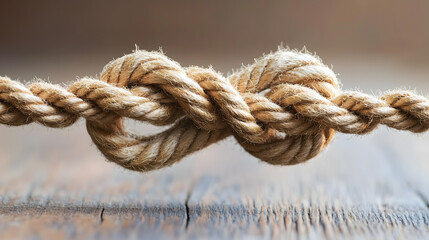 Tied Rope Close-up
