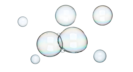 Bubbles on Background