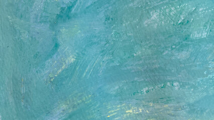 Analog material with blue brushstrokes texture, light blue background material, hand painted background in watercolor, banner