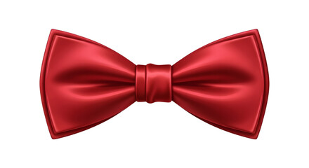 Elegant Red Bow Tie Illustration
