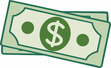 Dollar. Money cash icon. Vector illustration 
