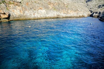 マルタ島ブルーグロットの風景