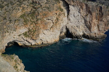 マルタ島ブルーグロットの風景