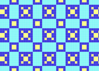 Fototapeta premium 和をイメージしたドット柄 タイル 背景