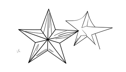 Two stylized stars