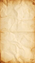 Aged, creased paper with a textured, yellowish-brown tone