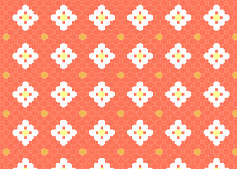 和をイメージしたドット柄 タイル 背景