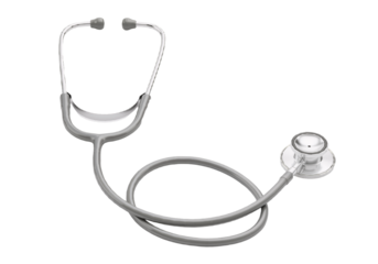 Medical Instrument A Detailed View of a Stethoscope for Healthcare Professionals