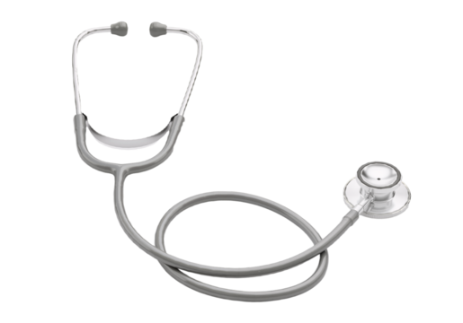 Medical Instrument A Detailed View of a Stethoscope for Healthcare Professionals