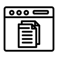Tag Information Taxonomy Outline Icon
