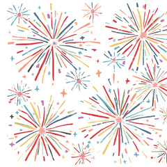 Colorful Fireworks Display for Celebration