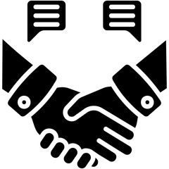 Solid Black Resolve Issue Icon