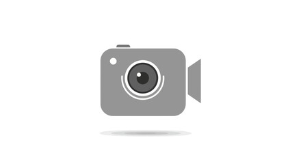 Stylish vector illustration of a digital camera icon perfect for technology themes and