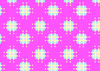 和をイメージしたドット柄 タイル 背景