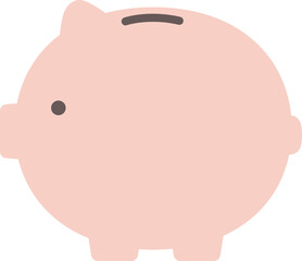 Fototapeta premium pink piggy bank