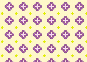 和をイメージしたドット柄 タイル 背景