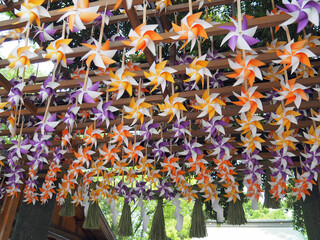 川越氷川神社　かざぐるま