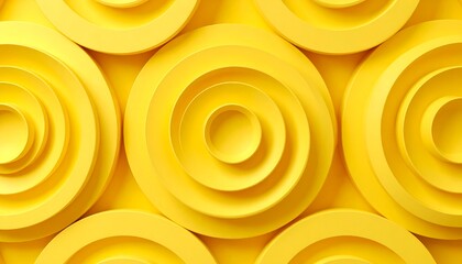 Abstract yellow circular pattern