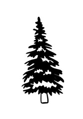 Obraz premium Christmas Tree Graphic