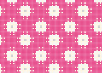 和をイメージしたドット柄 タイル 背景