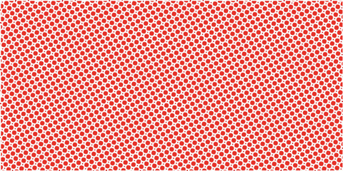 Vintage polka dots white and red pattern, colorful background - vector abstract background
